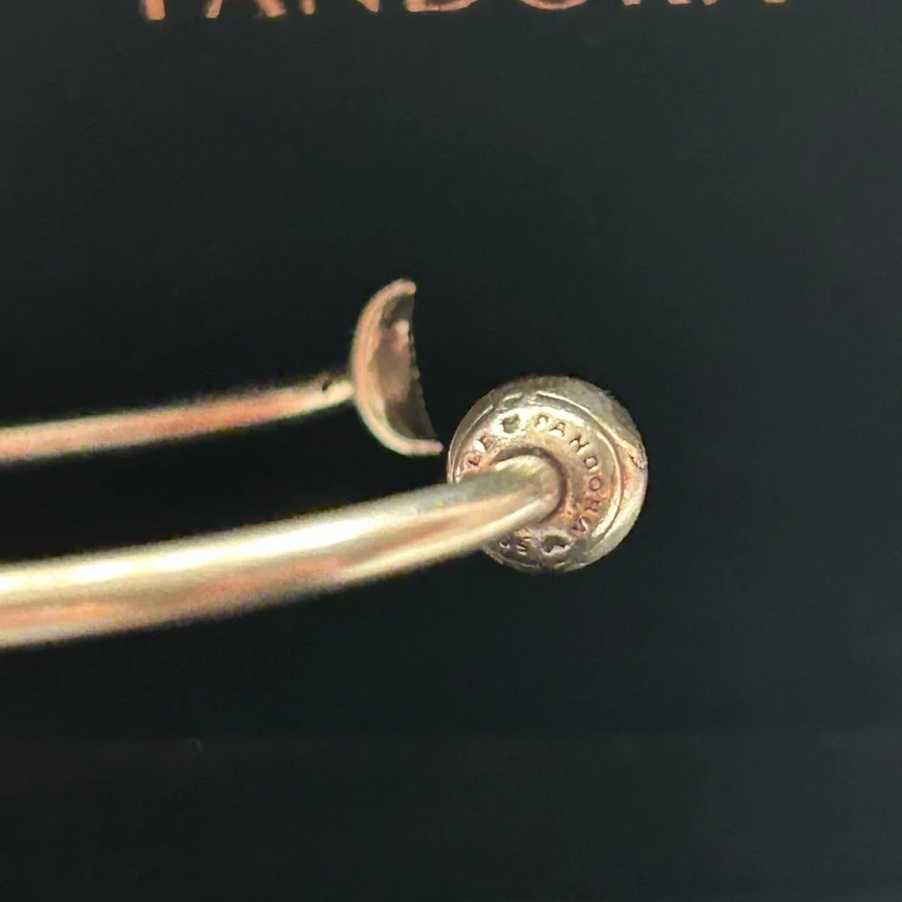 Pandora Silver Moon and Sun Bangle Bracelet - Picture 3 of 5